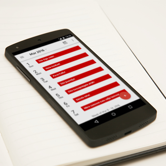 Happy Calendar digital 2025 (iPhone / Android / Web)