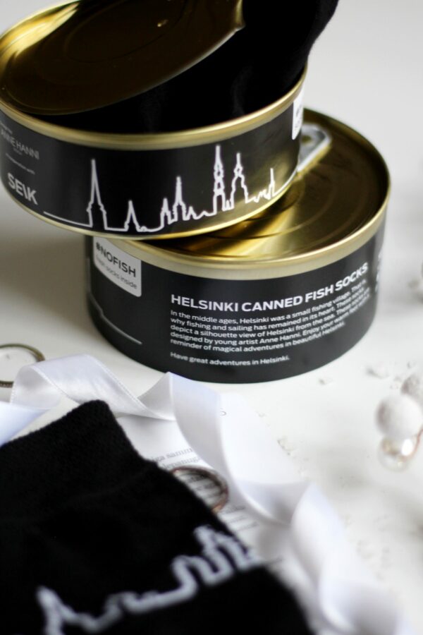 Tinned Fish Socks - Helsinki skyline (size 40 - 46) - Image 10