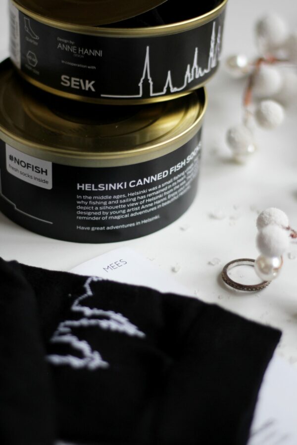Tinned Fish Socks - Helsinki skyline (size 40 - 46) - Image 8