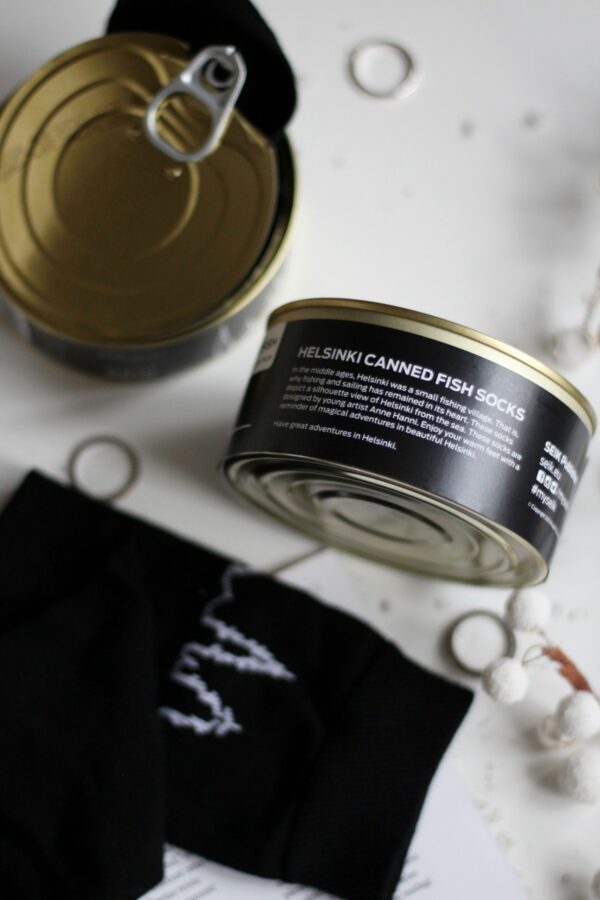 Tinned Fish Socks - Helsinki skyline (size 40 - 46) - Image 7