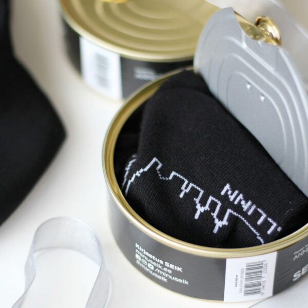 Tinned Fish Socks - Tallinn skyline (size 40-46) - Image 4