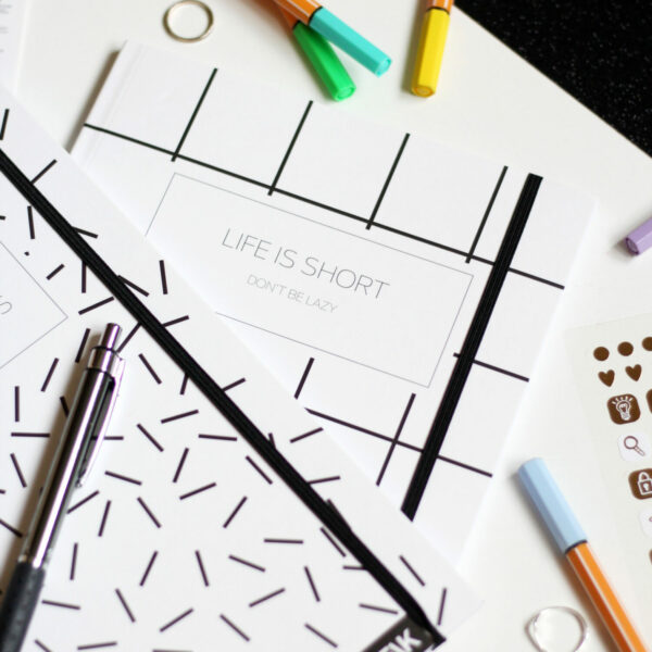 Bullet Journal adventure begins & life is short (2 pcs) - Image 2