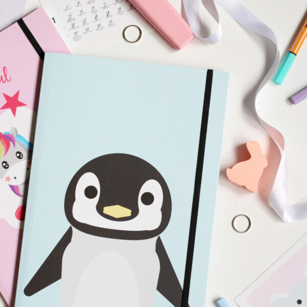 Bullet Journal / Dotted Notebook  be magical unicorn & penguin (2 pcs) - Image 2