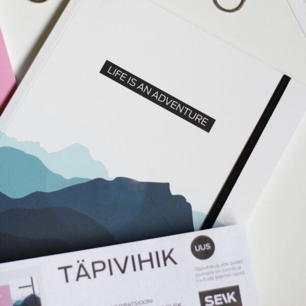 Bullet Journal / Dotted Notebook  start where you are & life is adventure (2 pcs) - Image 12