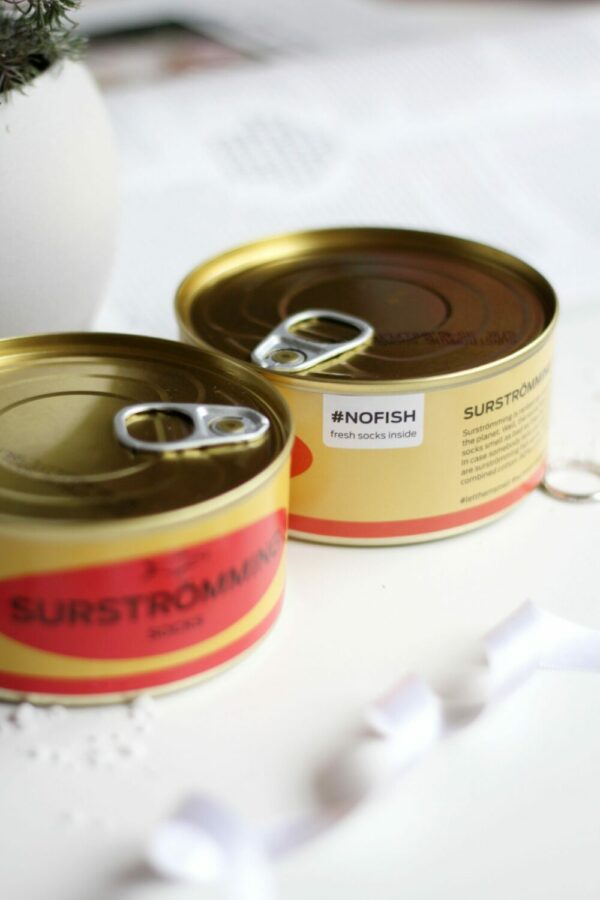 Tinned Fish Socks - Surströmming (size 36 - 40) - Image 9