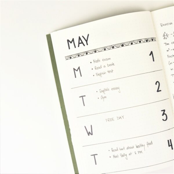 Bullet Journal / Dotted Notebook bees & Avocados (2 pcs) - Image 10