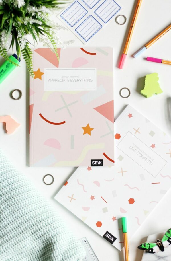 Bullet Journal / Dotted Notebook  Appreciate & Kindness (2pcs)