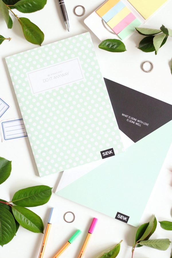 Bullet Journal / Dotted Notebook  Start & Done with Love (2pcs)