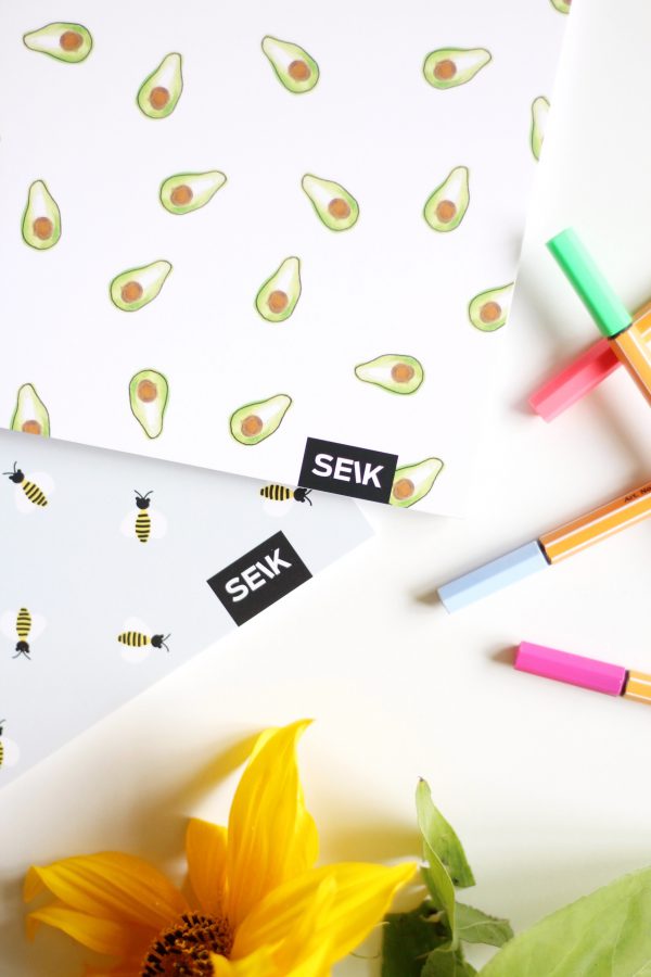 Bullet Journal / Dotted Notebook  Bees & Avocados (2pcs) - Image 15