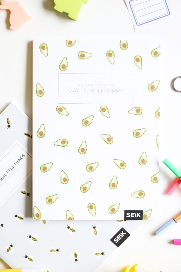 Bullet Journal / Dotted Notebook  Bees & Avocados (2pcs) - Image 8