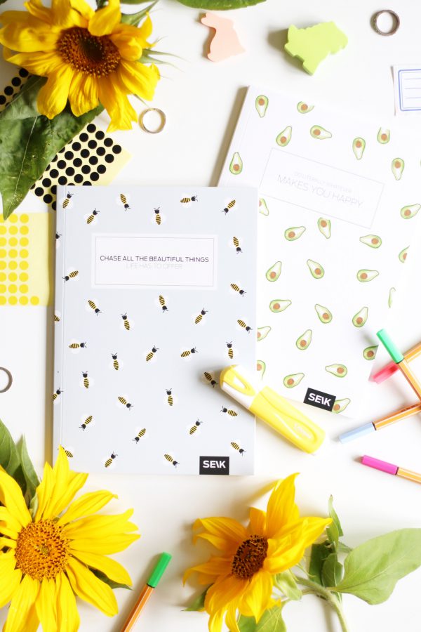 Bullet Journal / Dotted Notebook  Bees & Avocados (2pcs) - Image 6