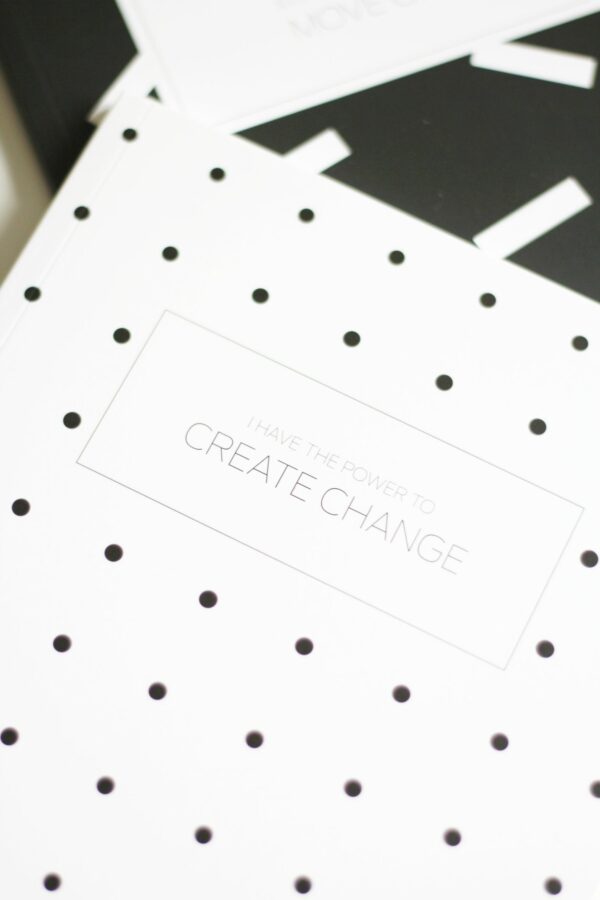 Bullet Journal / Dotted Notebook  black and white (2pcs) - Image 10