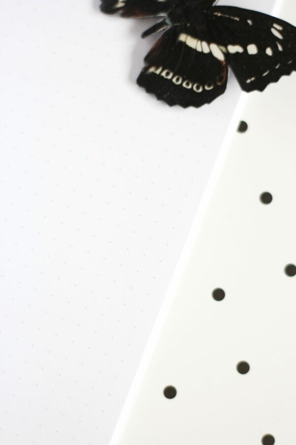 Bullet Journal / Dotted Notebook  black and white (2pcs) - Image 7
