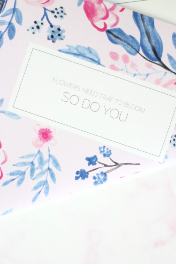 Bullet Journal / Dotted Notebook  Dreams & Blossoms (2pcs) - Image 7
