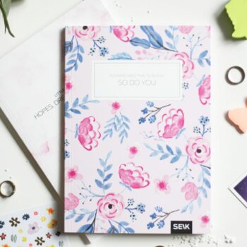 Bullet Journal / Dotted Notebook  Dreams & Blossoms (2pcs)