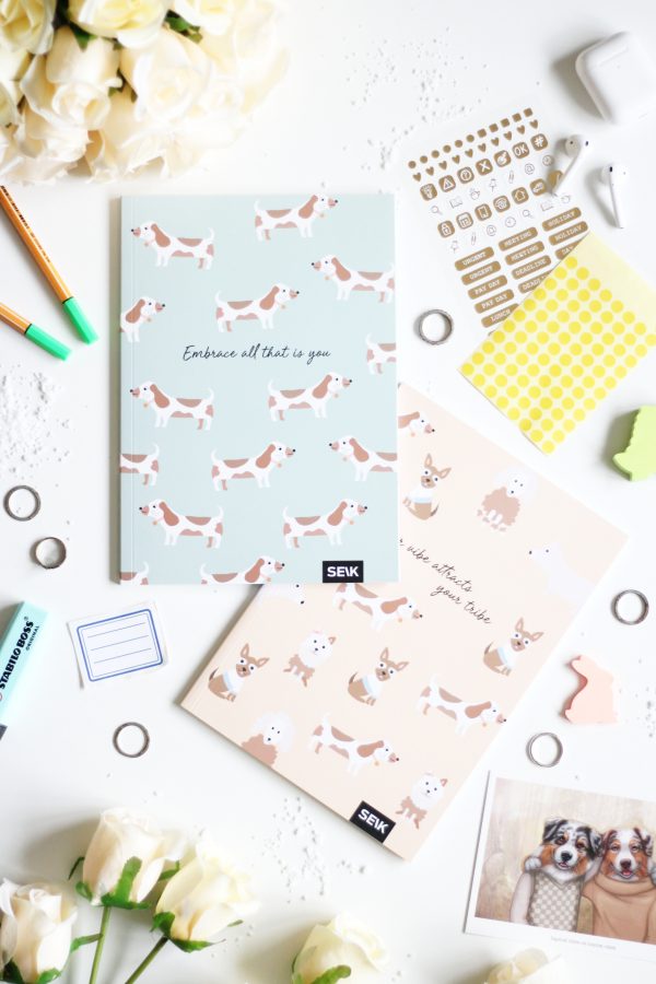 Bullet Journal dogs & puppies (2 pcs)