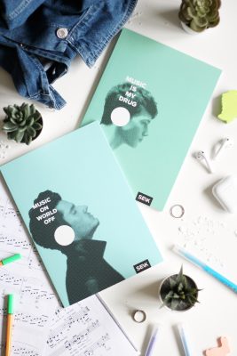 Bullet Journal music on & music is (2 pcs)