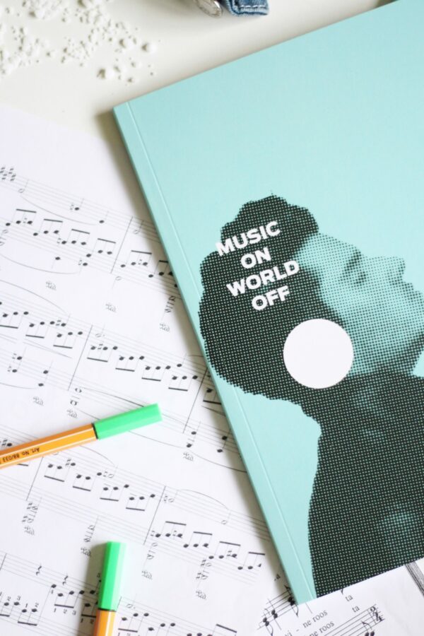 Bullet Journal / Dotted Notebook  Music on & Music is (2 pcs ) - Image 5