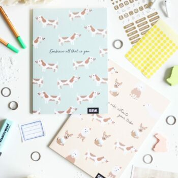 Bullet Journal dogs & puppies (2 pcs)