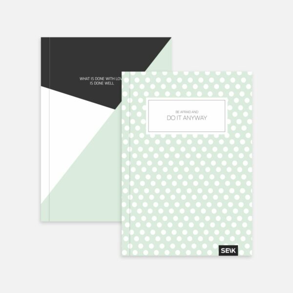 Bullet Journal / Dotted Notebook  Start & Done with Love (2pcs) - Image 2