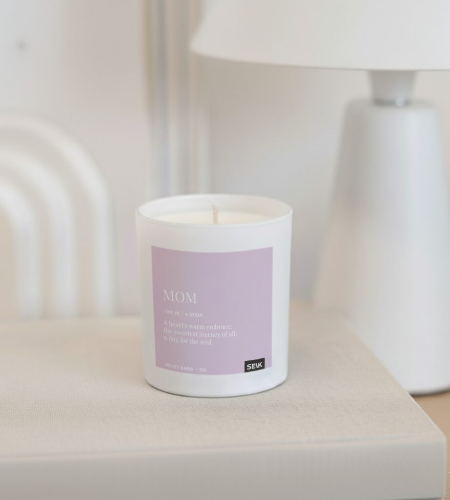 happy candle - mom