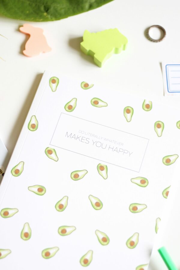 Bullet Journal / Dotted Notebook bees & Avocados (2 pcs) - Image 6