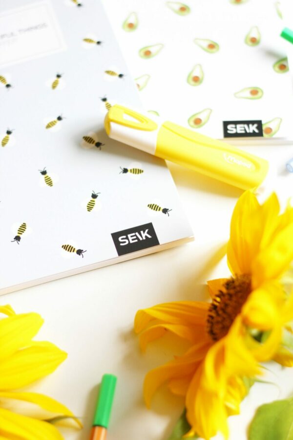 Bullet Journal / Dotted Notebook bees & Avocados (2 pcs) - Image 2