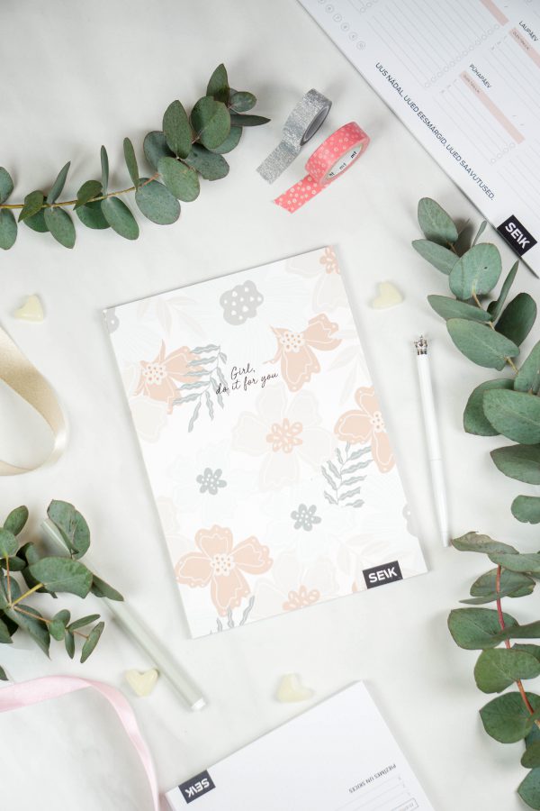 Bullet Journal / Dotted Notebook girl, make yourself happy (2 pcs) - Image 8