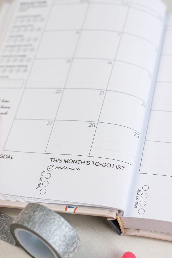 Happy Calendar planner spiral binding - Remember to smile 2025 - Image 13