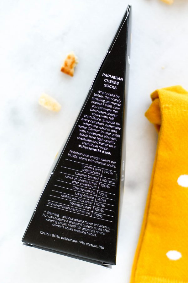 Parmesan Cheese Socks (size 35-40) - Image 4