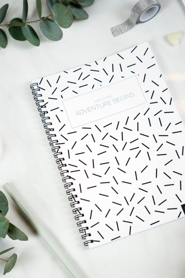 Bullet Journal / Dotted Notebook with spiral binding - And so the adventure begins - Image 6