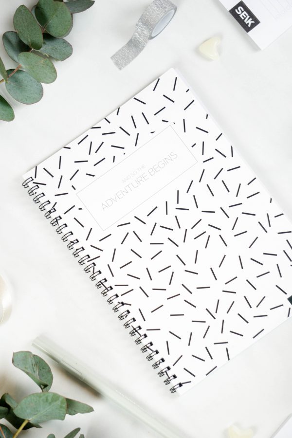 Bullet Journal / Dotted Notebook with spiral binding - And so the adventure begins - Image 2
