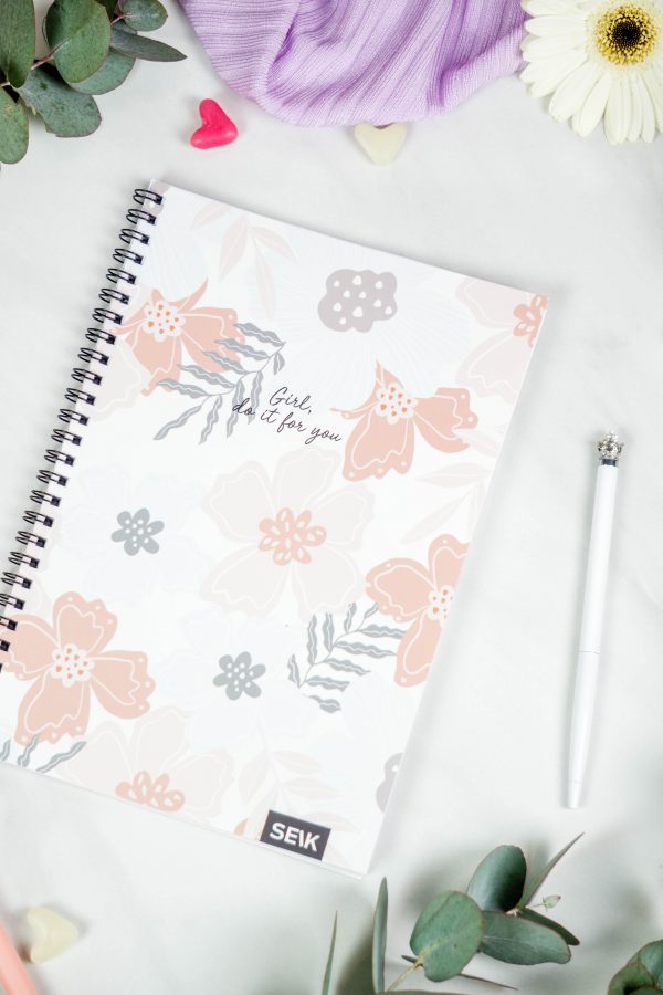 Bullet Journal / Dotted Notebook with spiral binding - Girl, do it for you - Image 2
