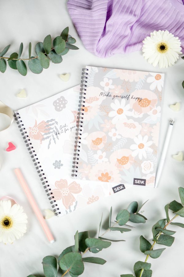 Bullet Journal / Dotted Notebook with spiral binding - Make yourself happy - Image 2