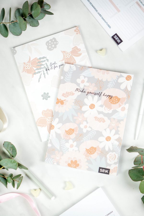 Bullet Journal / Dotted Notebook  make yourself happy (2pcs)