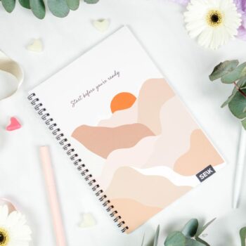 Bullet Journal / Dotted Notebook with spiral binding -  Start before you're ready