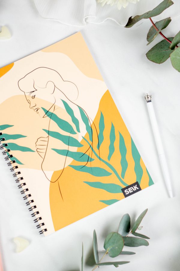 Bullet Journal / Dotted Notebook with spiral binding - woman - Image 2