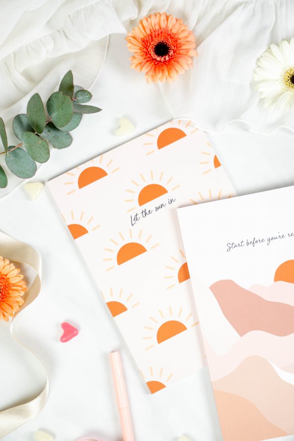 Bullet Journal / Dotted Notebook  päike & rand (2pcs) - Image 3