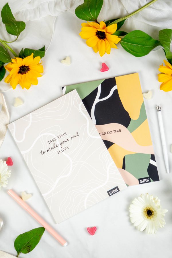 Bullet Journal / Dotted Notebook  take time & do this (2pcs)