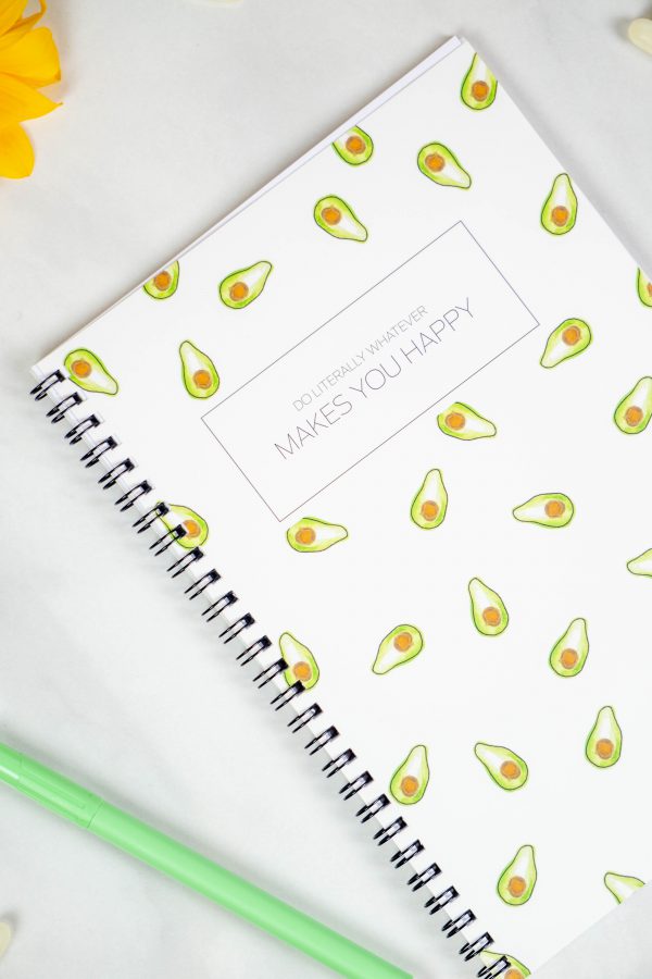 Bullet Journal / Dotted Notebook with spiral binding - Avocados - Image 4