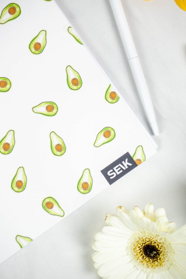 Bullet Journal / Dotted Notebook with spiral binding - Avocados - Image 5