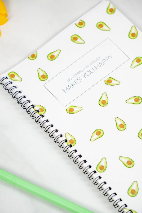 Bullet Journal / Dotted Notebook with spiral binding - Avocados - Image 6
