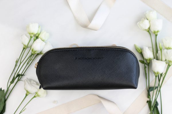 Pencil case - If not now, when? (black color)