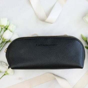 Pencil case - If not now, when? (black color)