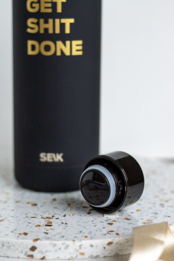 Water Bottle/Thermos - Get Shit Done (black) 500 ml - Image 3