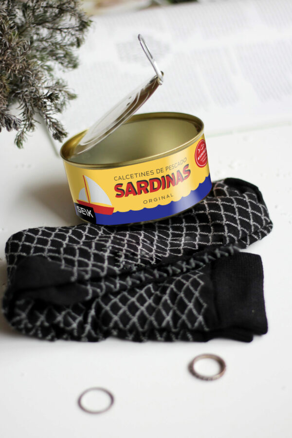 Calcetines en lata de sardinas (40-46 para hombres) - Image 5