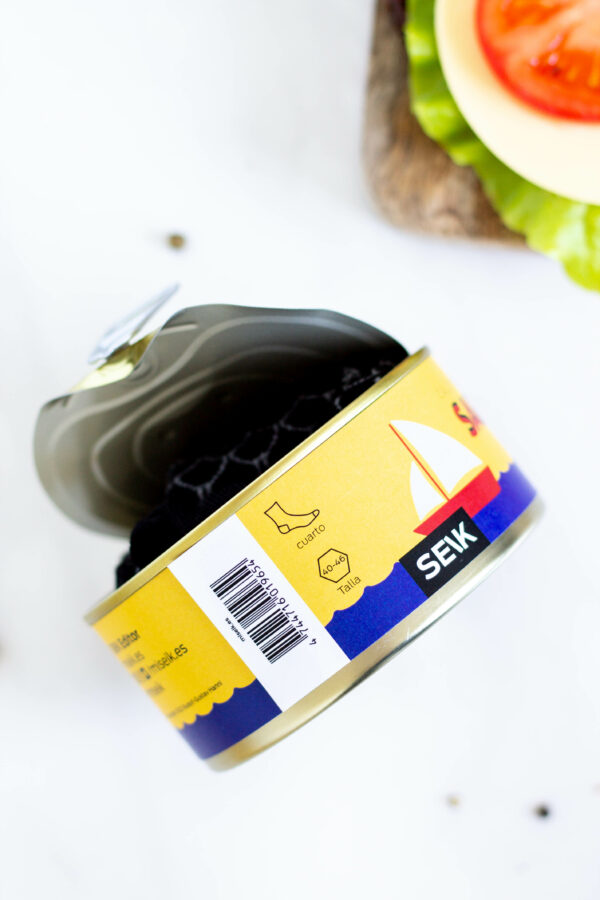 Calcetines en lata de sardinas (40-46 para hombres) - Image 3