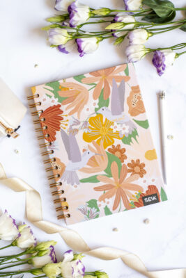 Bullet Journal / Dotted Notebook hard cover spiral binding - Jungle