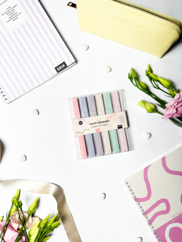 Happy markers - Highlight your adventures with pastel colors (6pcs) - Image 6