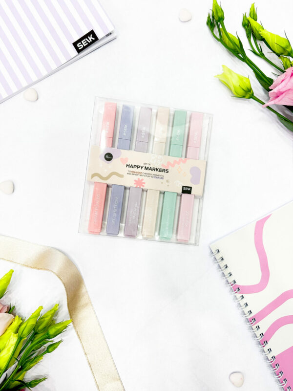 Happy markers - Highlight your adventures with pastel colors (6pcs) - Image 4